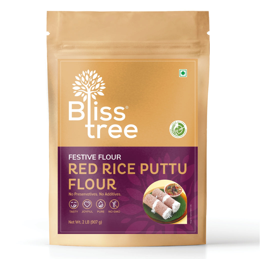 Red Rice Puttu Flour - 2lb