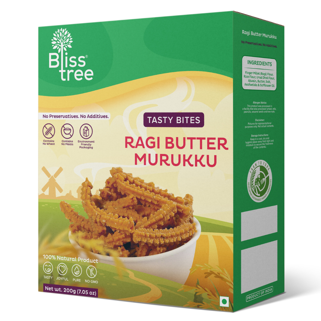 Ragi Butter Murukku (box) - 200g