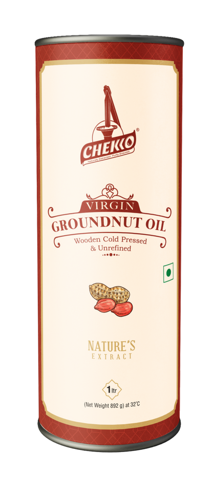 Chekko Cold Pressed Virgin Groundnut / Peanut Oil